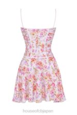 衣類 House of CB アレハンドラ ライト ラベンダー プリント コルセット ドレス 0N8J244 - Image 3