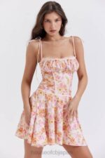 衣類 House of CB アレハンドラ ライト ラベンダー プリント コルセット ドレス 0N8J244 - Image 6