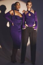 衣類 House of CB アンガラド グレープ ホルターネック コルセット ボディスーツ 0N8J74 - Image 3