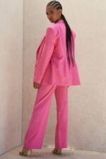 衣類 House of CB アンドレイア ピンク リネン ブレンド パンツ 0N8J1018 - Image 15