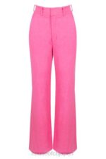 衣類 House of CB アンドレイア ピンク リネン ブレンド パンツ 0N8J1018 - Image 7