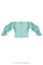 衣類 House of CB イザベラ ジェイド フリルスリーブコルセット 0N8J47 - Image 7