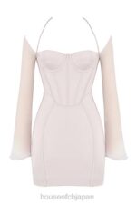 衣類 House of CB イスラクリスタルサテンコルセットミニドレス 0N8J494 - Image 4