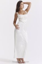 衣類 House of CB イリアナ アイボリー リアルシルク マキシドレス 0N8J222 - Image 12