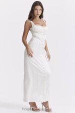 衣類 House of CB イリアナ アイボリー リアルシルク マキシドレス 0N8J222 - Image 13