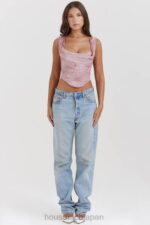 衣類 House of CB ウナ ピンク プリント コルセット 0N8J12 - Image 6