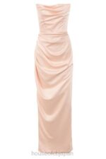 衣類 House of CB エイドリアン シャンパン サテン ストラップレス ガウン 0N8J622 - Image 8