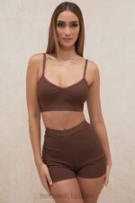 衣類 House of CB エデンチョコレート包帯ショーツ 0N8J986 - Image 12