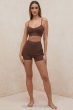 衣類 House of CB エデンチョコレート包帯ショーツ 0N8J986 - Image 17