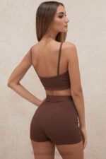 衣類 House of CB エデンチョコレート包帯ショーツ 0N8J986 - Image 4