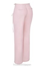 衣類 House of CB エリオット ピーチ ビーガン レザー レースアップ パンツ 0N8J844 - Image 5