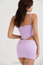 衣類 House of CB エロディオーキッドサテンミニスカート 0N8J932 - Image 10