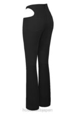 衣類 House of CB オオサカ ブラッククレープカットアウトパンツ 0N8J961 - Image 7