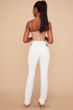 衣類 House of CB オオサカ ホワイトクレープカットアウトパンツ 0N8J960 - Image 6