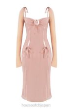 衣類 House of CB オフィーリア ブラッシュカットアウト ミディドレス 0N8J485 - Image 5
