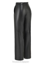 衣類 House of CB オマイラ ブラック ビーガン レザー パンツ 0N8J894 - Image 7