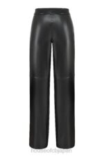 衣類 House of CB オマイラ ブラック ビーガン レザー パンツ 0N8J894 - Image 8