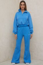 衣類 House of CB オリブルー フレアレッグ トラック パンツ 0N8J993 - Image 2