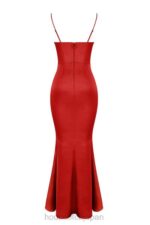衣類 House of CB オリヴェットレッドローズサテンコルセットマキシドレス 0N8J291 - Image 8