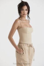 衣類 House of CB オーデット キャメル ストラクチャード コルセット 0N8J46 - Image 7