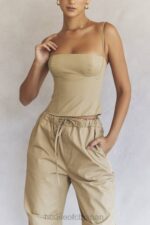 衣類 House of CB オーデット キャメル ストラクチャード コルセット 0N8J46 - Image 9