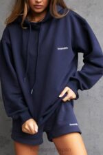 衣類 House of CB オーデン ネイビー ジャージ トラック ショーツ 0N8J994 - Image 13