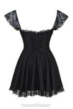衣類 House of CB カイア ブラック Aライン ミニドレス 0N8J287 - Image 9