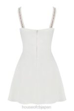 衣類 House of CB カサンドラ アイボリー サテンとレースのミニドレス 0N8J395 - Image 7