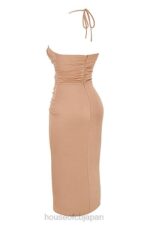 衣類 House of CB カシア キャラメルカットアウト ミディドレス 0N8J545 - Image 5