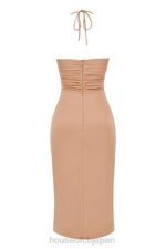 衣類 House of CB カシア キャラメルカットアウト ミディドレス 0N8J545 - Image 6
