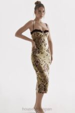 衣類 House of CB カシア フローラルプリント ミディドレス 0N8J297 - Image 12