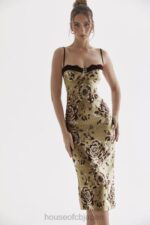 衣類 House of CB カシア フローラルプリント ミディドレス 0N8J297 - Image 10