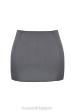 衣類 House of CB カタリナ シャドーサテンAラインミニスカート 0N8J936 - Image 4