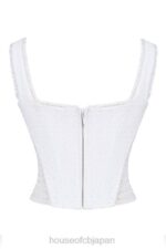 衣類 House of CB カタリナ ホワイト ブロデリー アングレ コルセット 0N8J21 - Image 7