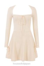 衣類 House of CB カプリス クリーム 可憐なニット ミニドレス 0N8J298 - Image 8