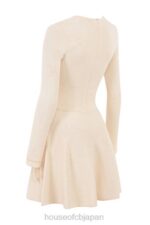 衣類 House of CB カプリス クリーム 可憐なニット ミニドレス 0N8J298 - Image 9