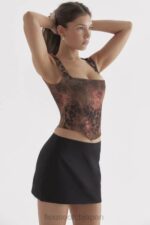 衣類 House of CB カリーナ フローラルプリント コルセット 0N8J29 - Image 3