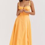 衣類 House of CB カルメン タンジェリン ビスチェ サンドレス 0N8J188