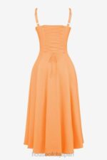 衣類 House of CB カルメン タンジェリン ビスチェ サンドレス 0N8J188 - Image 9