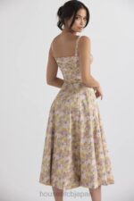 衣類 House of CB カルメン ピオニー プリント ビスチェ サンドレス 0N8J429 - Image 6