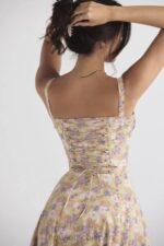 衣類 House of CB カルメン ピオニー プリント ビスチェ サンドレス 0N8J429 - Image 7