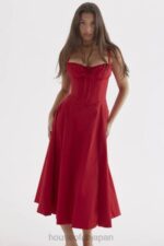 衣類 House of CB カルメン レッドローズ ビスチェ サンドレス 0N8J292 - Image 13