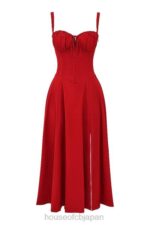 衣類 House of CB カルメン レッドローズ ビスチェ サンドレス 0N8J292 - Image 7