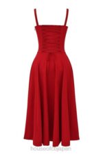 衣類 House of CB カルメン レッドローズ ビスチェ サンドレス 0N8J292 - Image 9