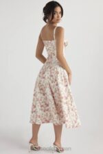 衣類 House of CB カルメン ローズ プリント ビスチェ サンドレス 0N8J436 - Image 12