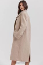 衣類 House of CB カーター オートミール ダブルブレスト コート 0N8J1027 - Image 9