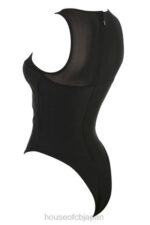 衣類 House of CB キアラブラックノースリーブ包帯ボディスーツ 0N8J718 - Image 9