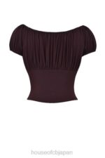 衣類 House of CB キティリッチブラウンギャザートップス 0N8J17 - Image 6