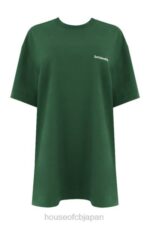 衣類 House of CB クイン グリーン オーバーサイズ コットン ジャージ T シャツ 0N8J789 - Image 6
