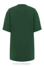 衣類 House of CB クイン グリーン オーバーサイズ コットン ジャージ T シャツ 0N8J789 - Image 8